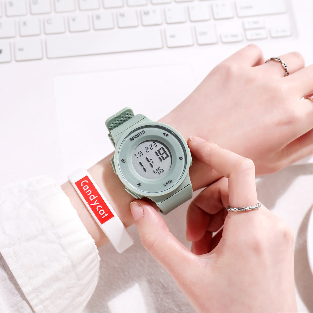 Men'S Student Children Lightning Blue Digital Watch UK Watch Store