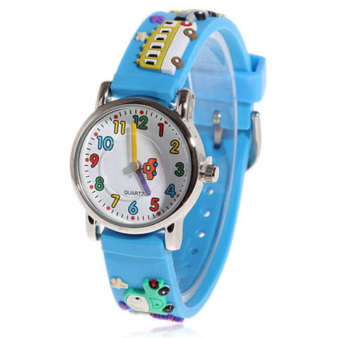 Children cartoon silicone watch UK Watch Store
