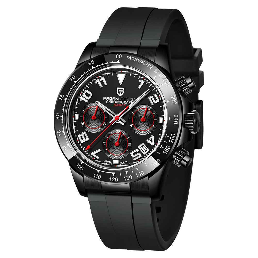Men's Watches Quartz Multifunction Chronograph Trendy Men