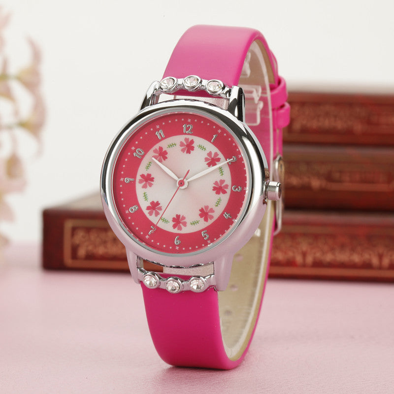 Children watch girl waterproof quartz watch UK Watch Store