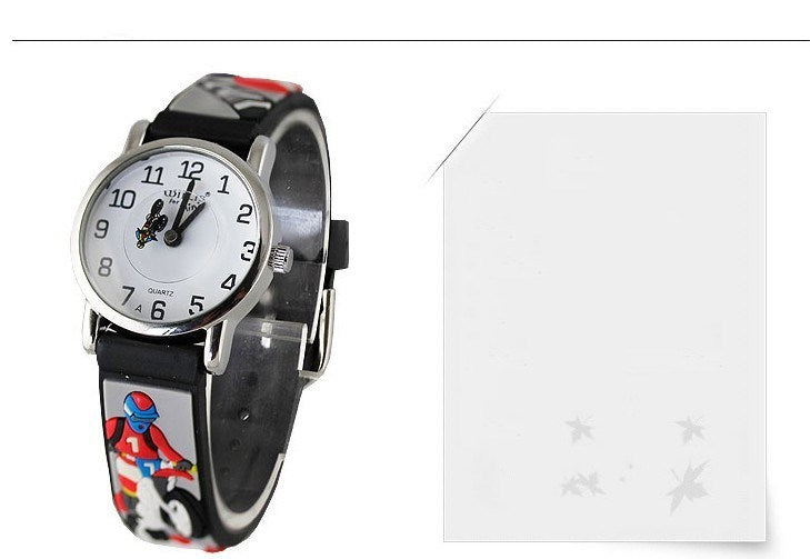 Children cartoon silicone watch UK Watch Store