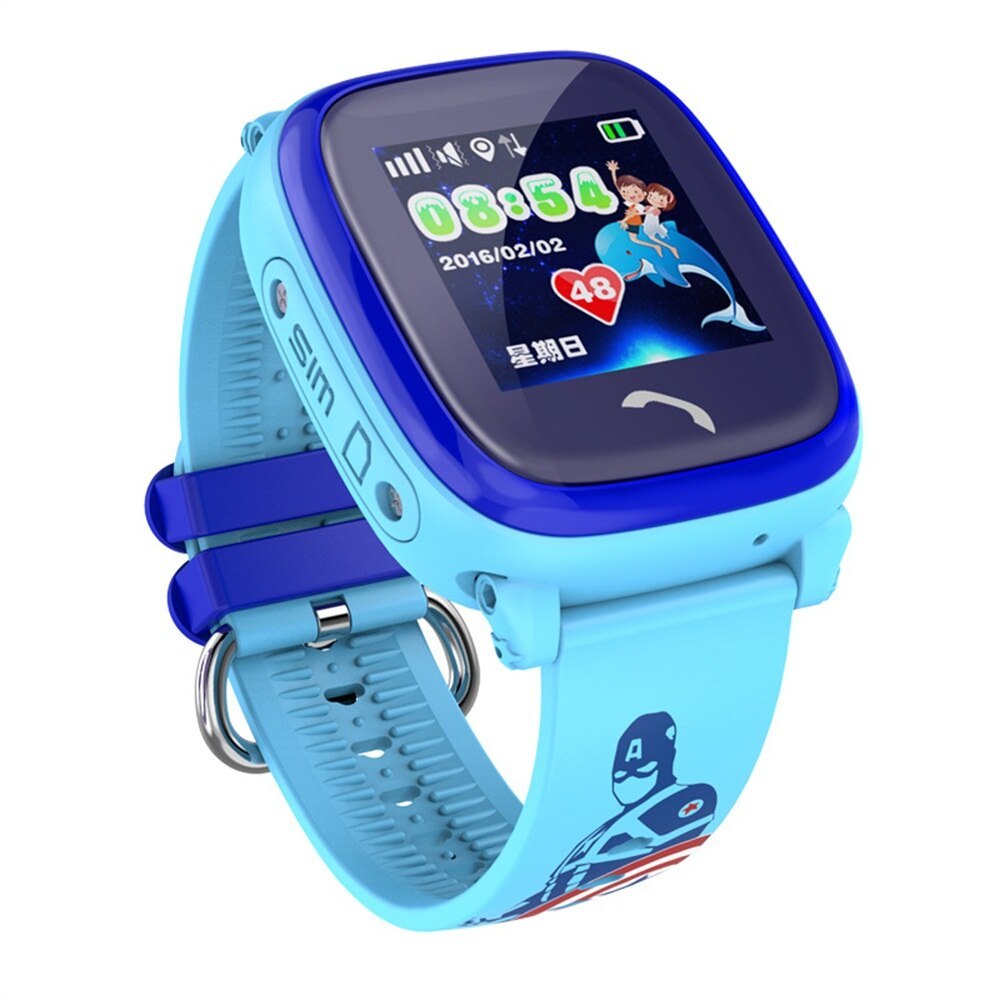 DF25 Children Waterproof Smart Watches Touch Screen Call for Rescue Remote Monitoring and Location Children's Telephone Watches UK Watch Store