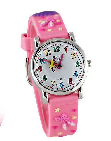 Children cartoon silicone watch UK Watch Store