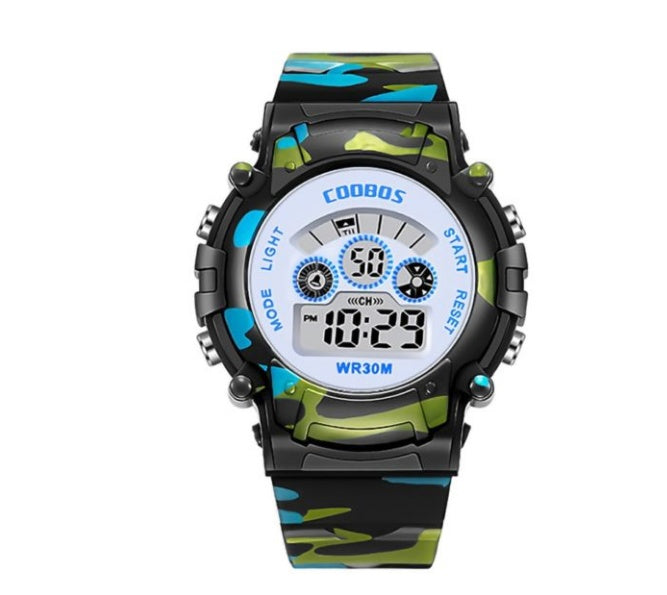Student Sports Waterproof Children  Electronic Watch UK Watch Store