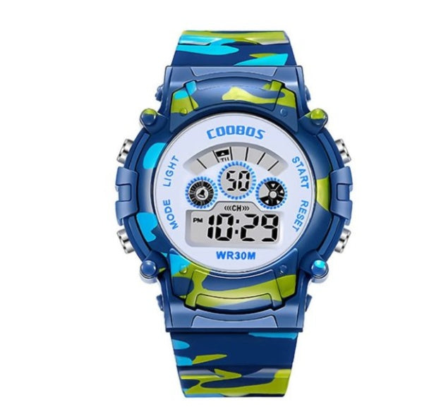 Student Sports Waterproof Children  Electronic Watch UK Watch Store