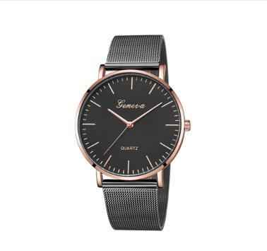 Fashion Casual Watches Women's Men GENEVA Women's Classic Quartz Stainless Steel Wrist Watch Bracelet Watches
