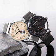 Wooden Dial Fashion Dimple Men And Women Watches