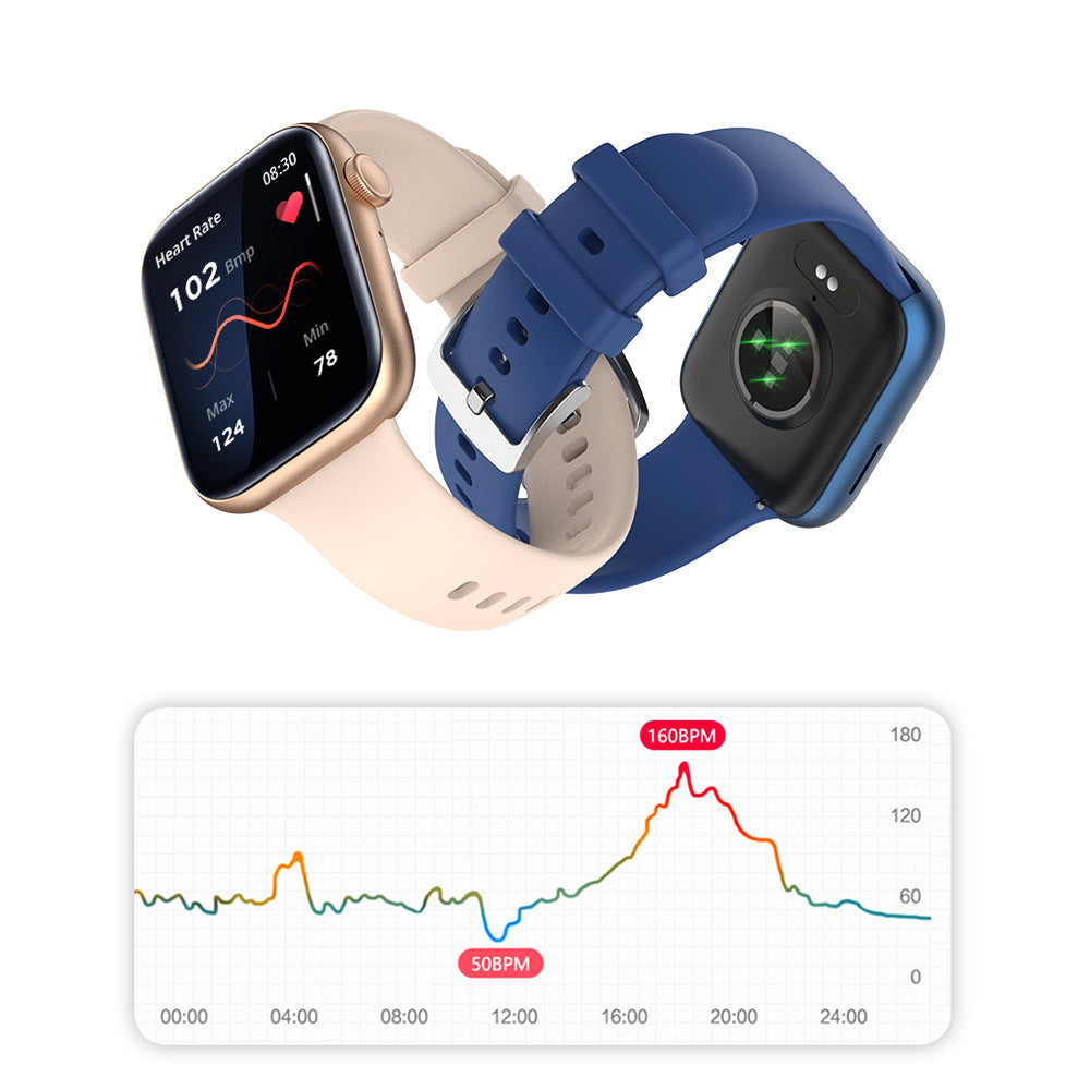 Sports Heart Rate Meter Step Call Music Full Screen Smart Watch UK Watch Store