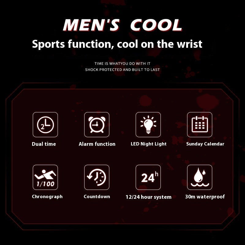 Electronic Watch Multifunctional Children Men's Watch UK Watch Store