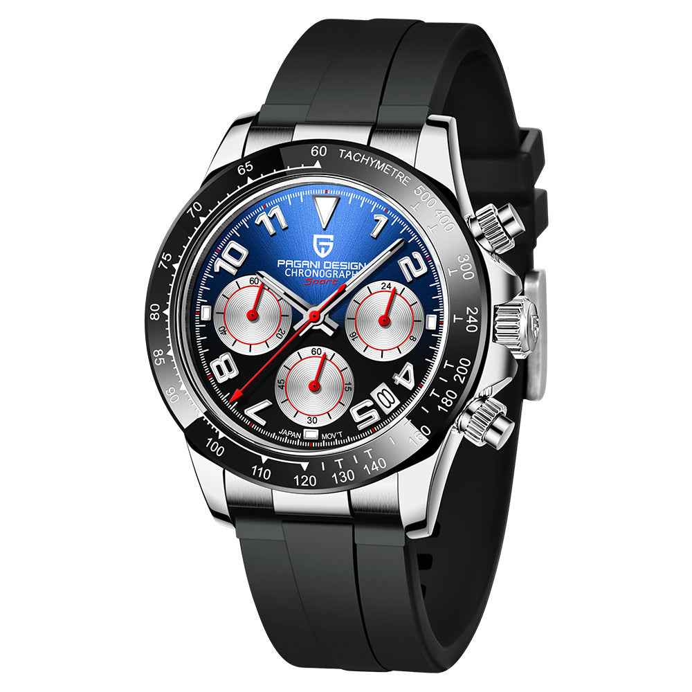 Men's Watches Quartz Multifunction Chronograph Trendy Men